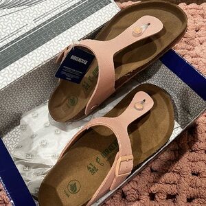 NWT Birkenstock Sandals Sz 41 Salmon Pink